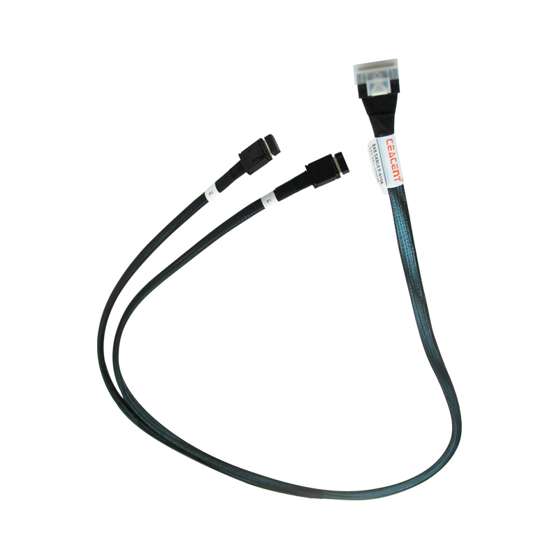 CEACENT SFF8654x8(SLIMSAS)转SFF8611(Oculink)*2