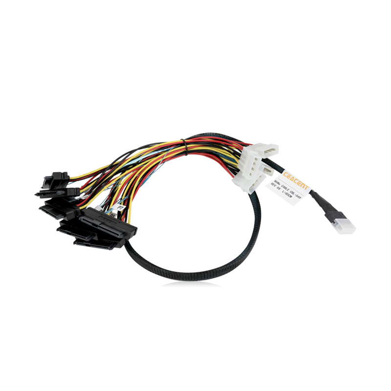 CEACENT SFF8654(SLIMSAS)转SAS(8482)*8 7P