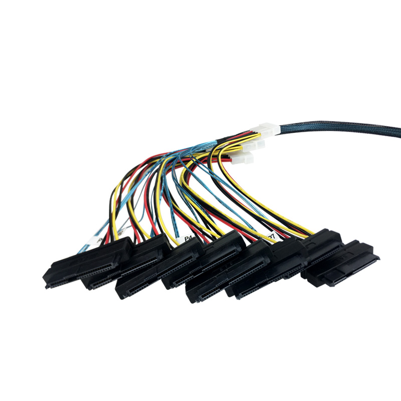 CEACENT SFF8654(SLIMSAS)转SAS(8482)*8 7P