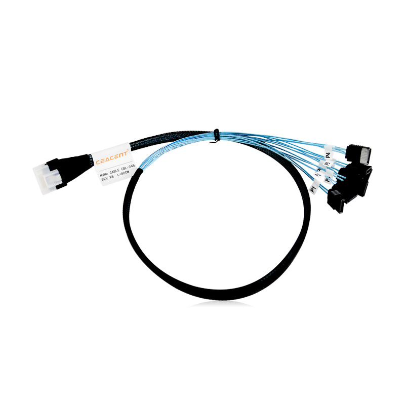 CEACENT SFF8654(SLIMSAS)转SATA*8 7P
